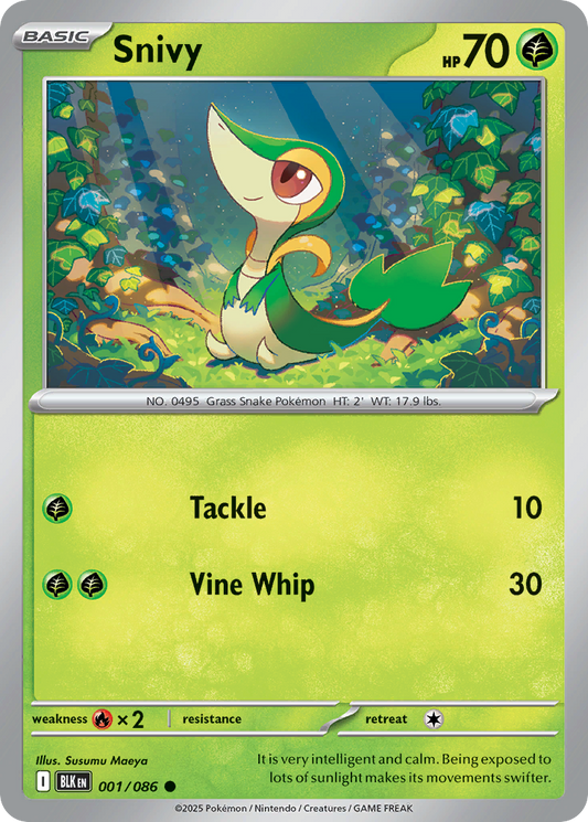 Snivy - Black Bolt - 001