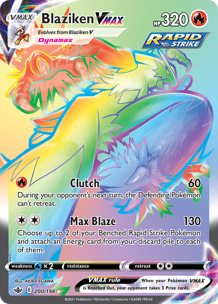 Blaziken VMAX - Chilling Reign - 200