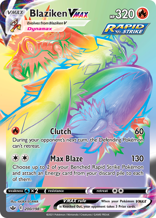 Blaziken VMAX - Chilling Reign - 200