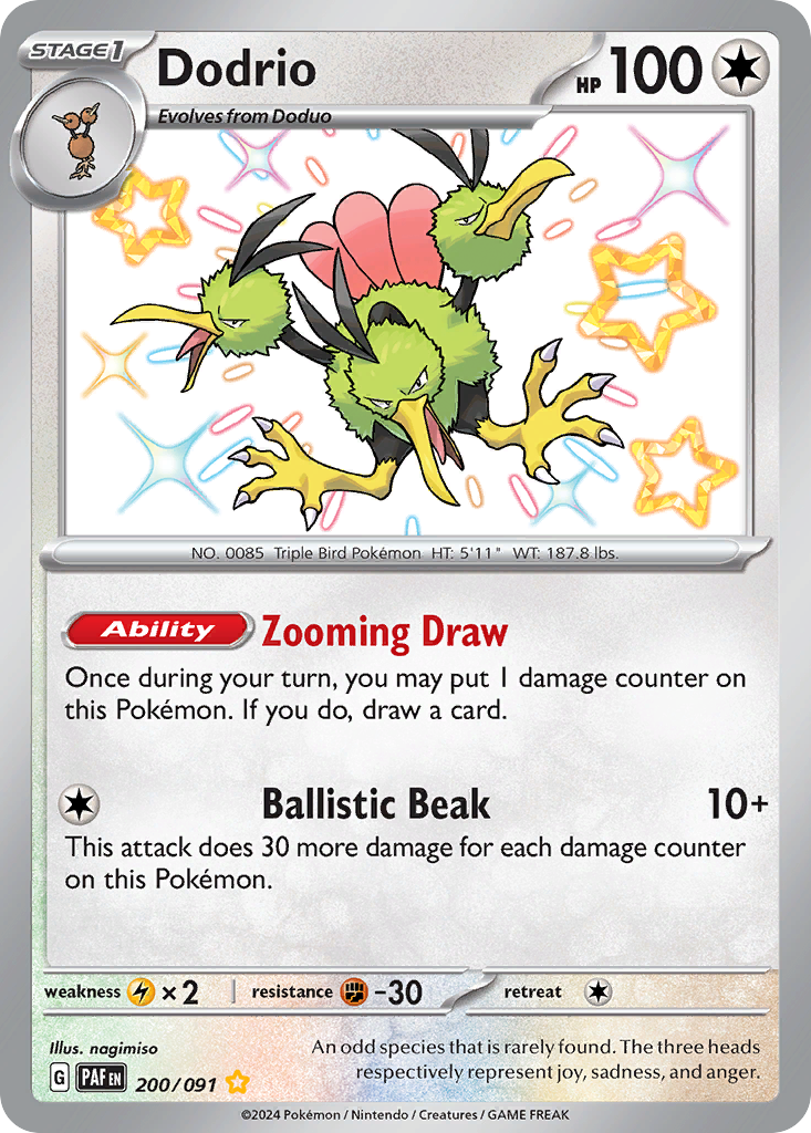 Dodrio - Paldean Fates - 200