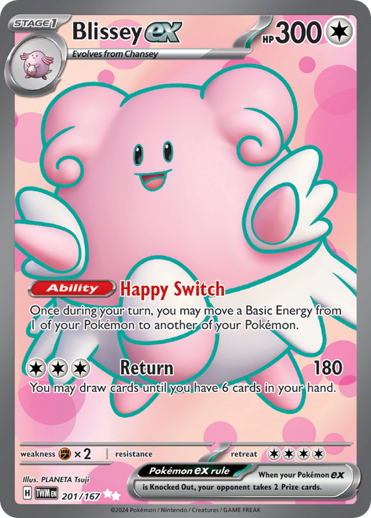 Blissey ex - Twilight Masquerade - 201