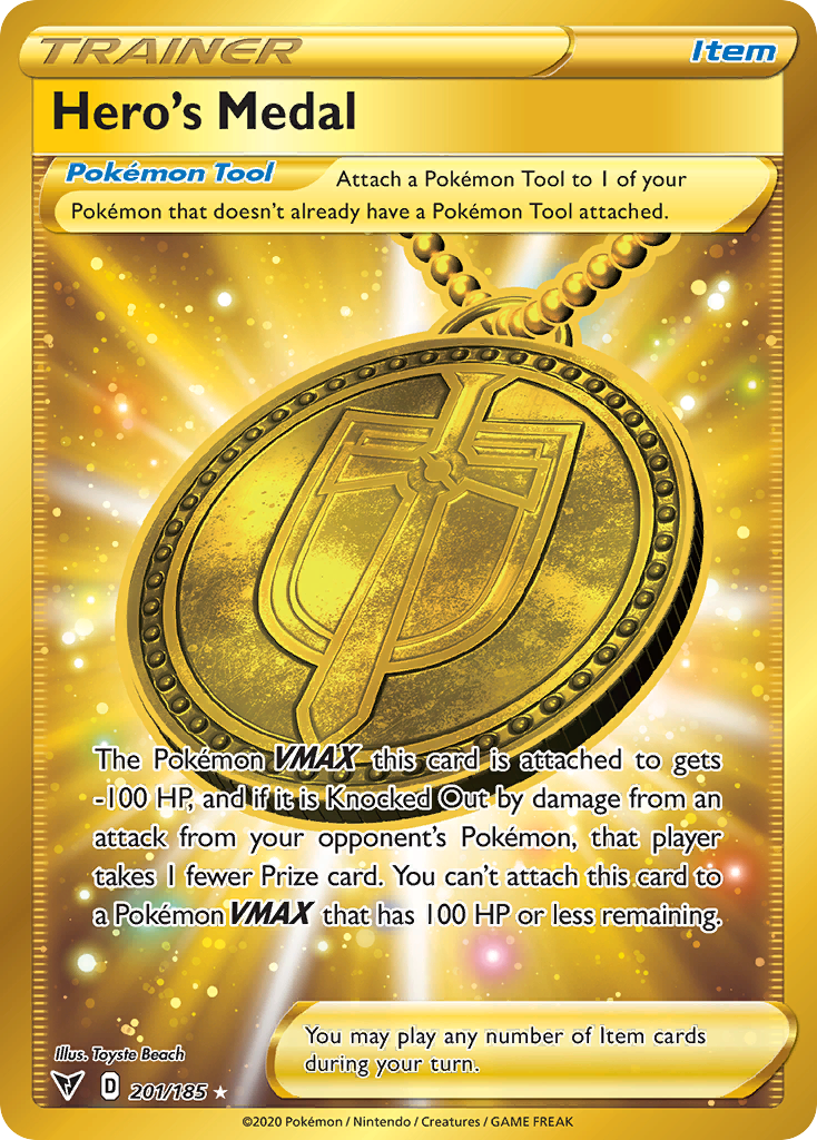 Hero's Medal - Vivid Voltage - 201