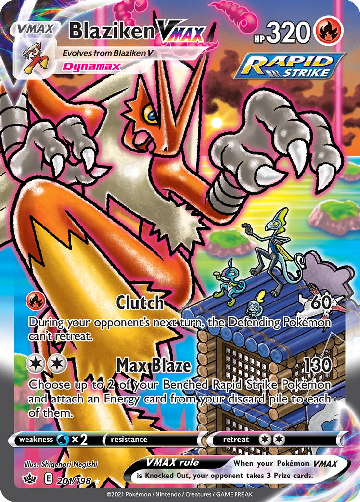 Blaziken VMAX - Chilling Reign - 201