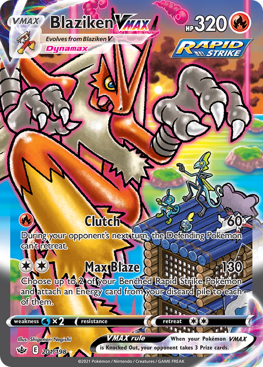 Blaziken VMAX - Chilling Reign - 201