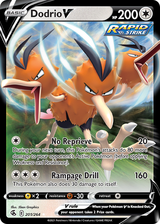 Dodrio V - Fusion Strike - 201