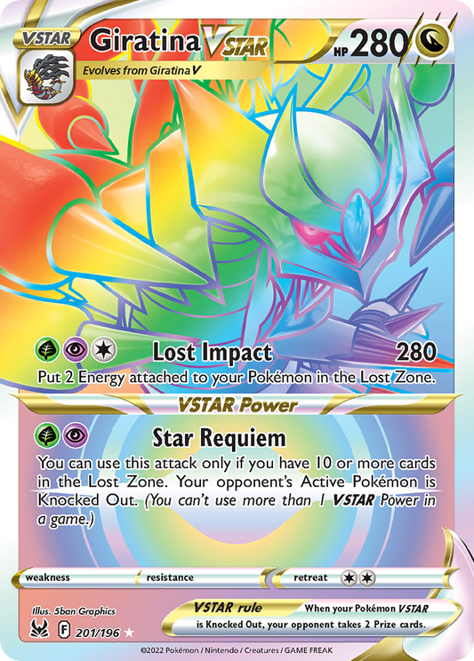 Giratina VSTAR - Lost Origin - 201