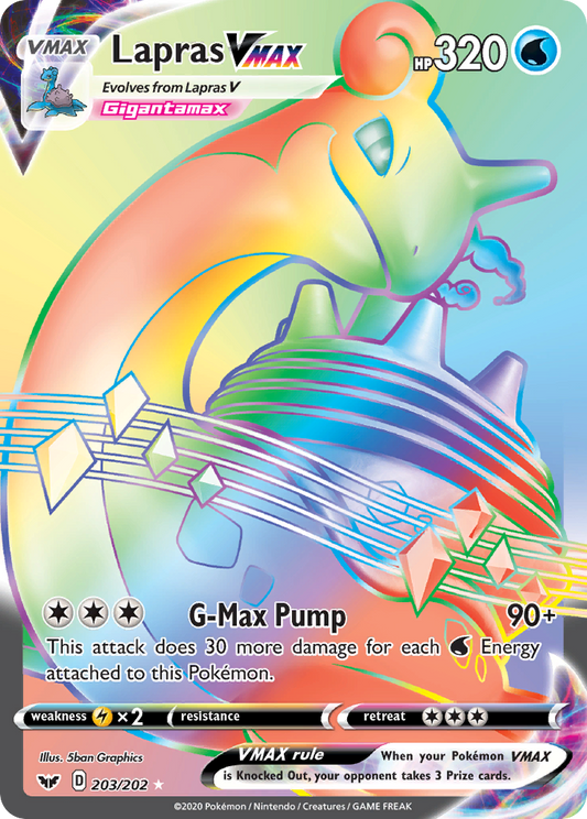 Lapras VMAX - Sword & Shield - 203