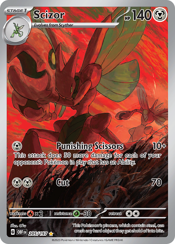 Scizor - Obsidian Flames - 205