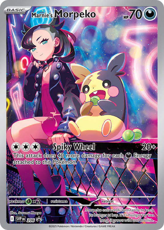 Marnie's Morpeko - Scarlet & Violet Promos - 206