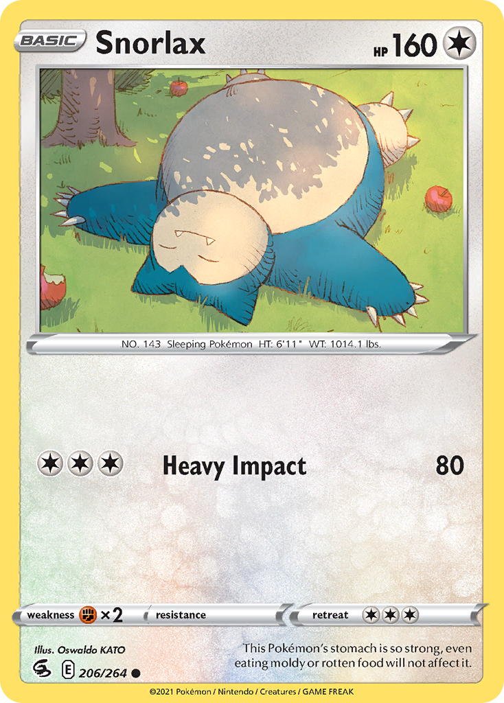 Snorlax - Fusion Strike - 206
