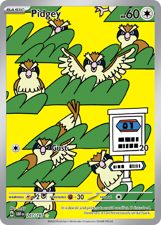 Pidgey - Obsidian Flames - 207