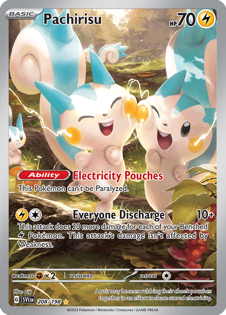 Pachirisu - Scarlet & Violet - 208