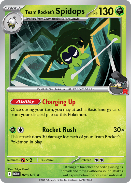 Team Rocket's Spidops - Destined Rivals - 020