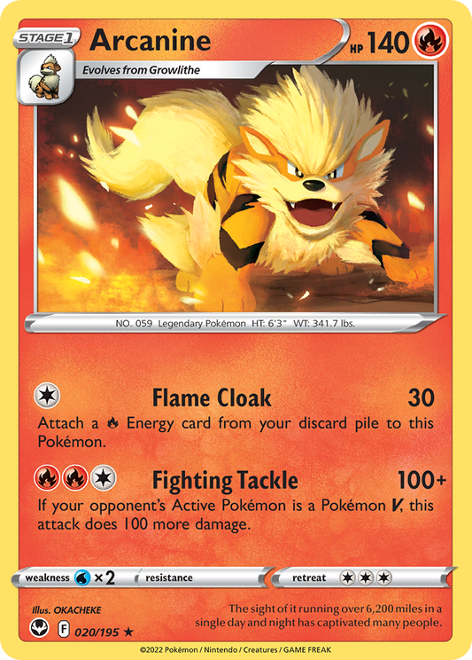 Arcanine - Silver Tempest - 020