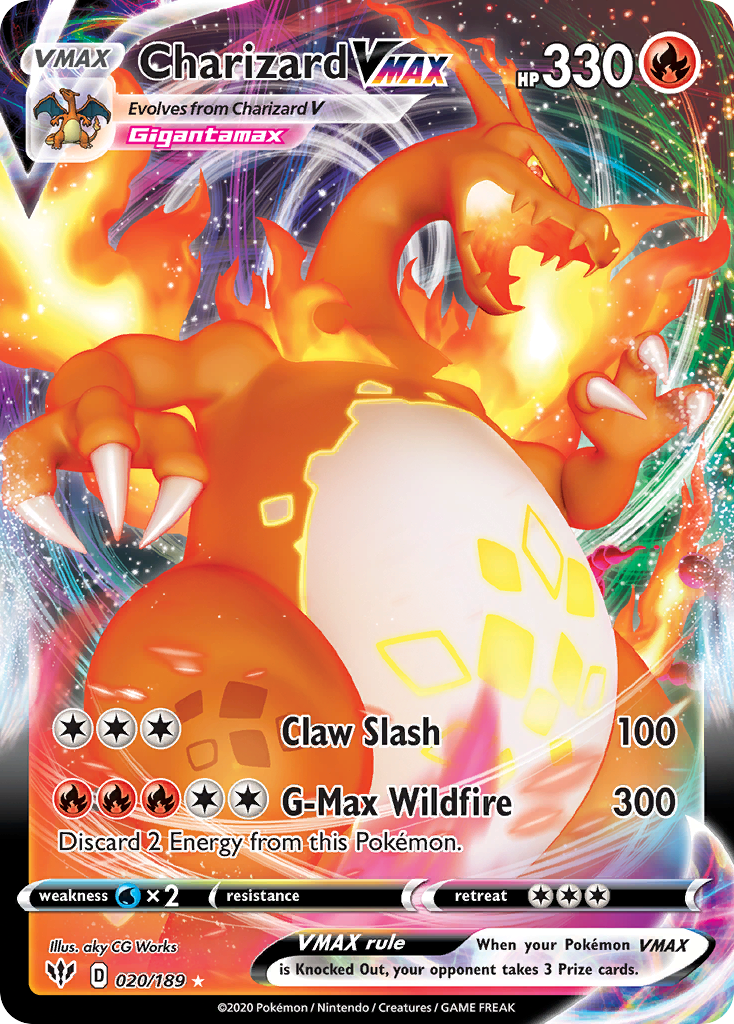 Charizard VMAX - Darkness Ablaze - 020