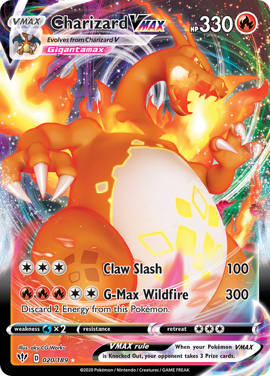 Charizard VMAX - Darkness Ablaze - 020