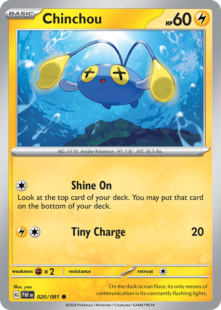 Chinchou - Paldean Fates - 020