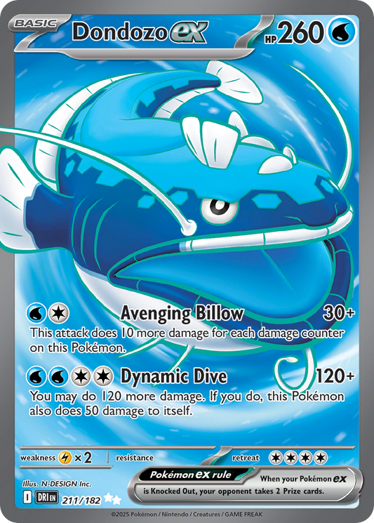 Dondozo ex - Destined Rivals - 211
