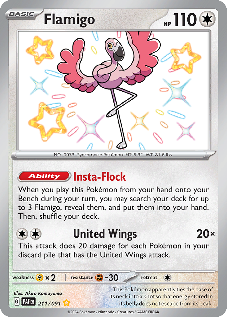 Flamigo - Paldean Fates - 211