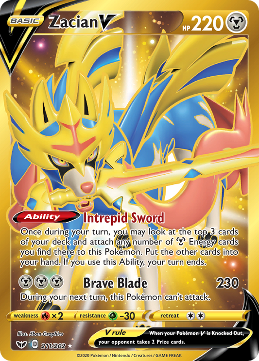 Zacian V - Sword & Shield - 211