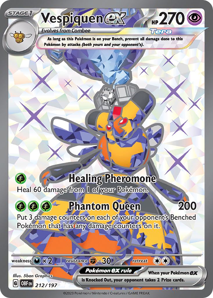 Vespiquen ex - Obsidian Flames - 212