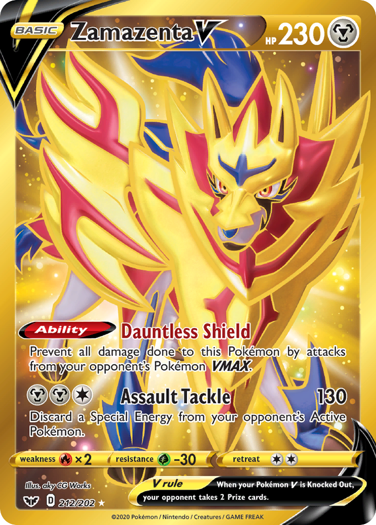 Zamazenta V - Sword & Shield - 212