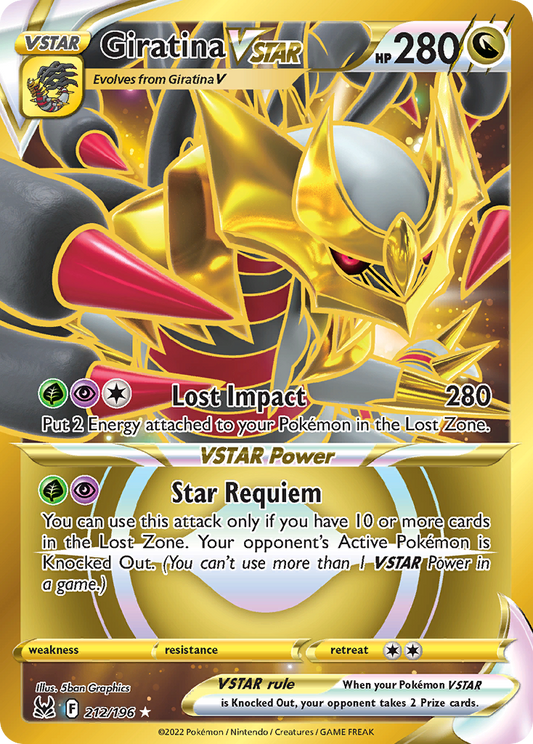 Giratina VSTAR - Lost Origin - 212