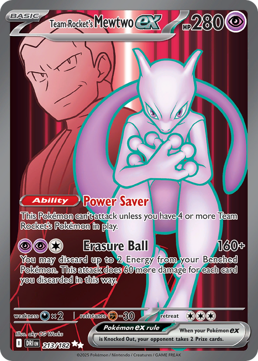 Team Rocket's Mewtwo ex - Destined Rivals - 213