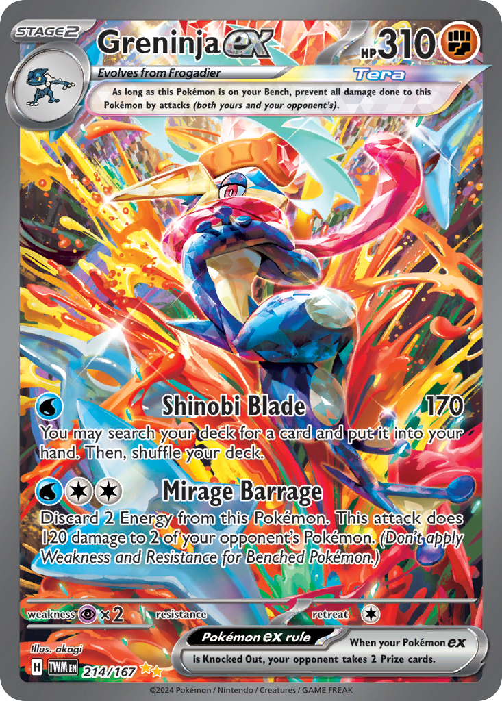 Greninja ex - Twilight Masquerade - 214