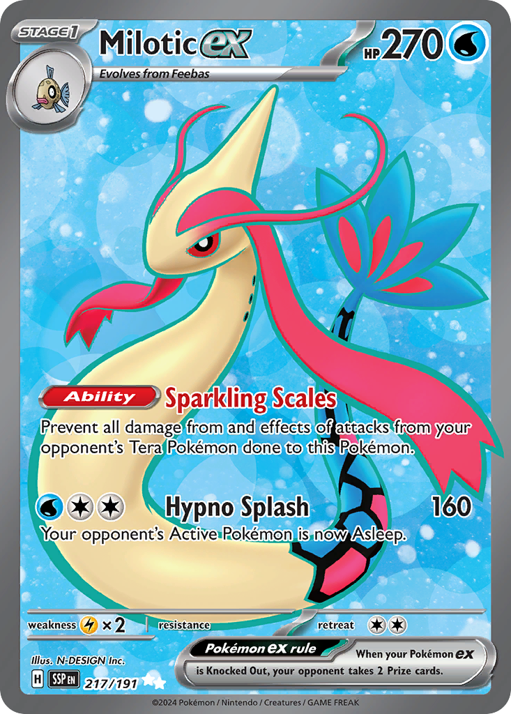 Milotic ex - Surging Sparks - 217