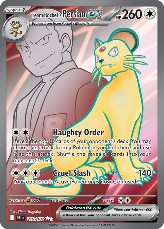 Team Rocket's Persian ex - Destined Rivals - 219