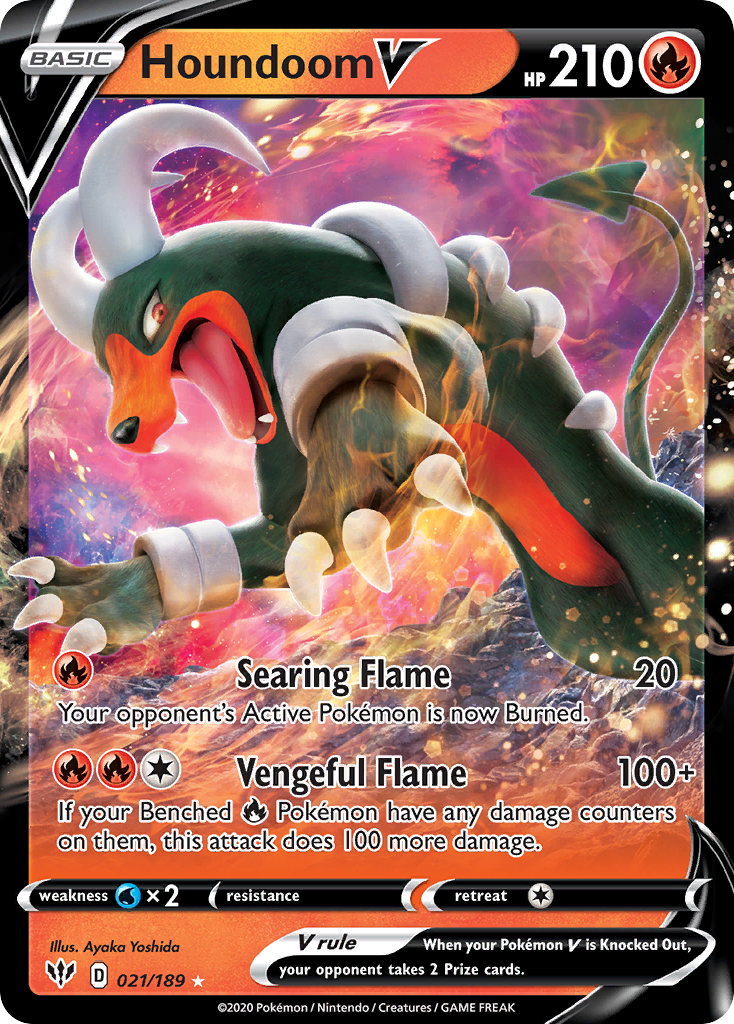 Houndoom V - Darkness Ablaze - 021