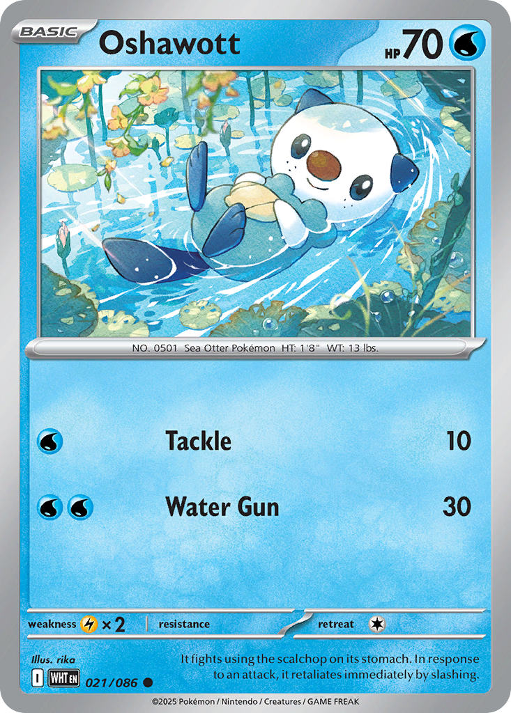 Oshawott - White Flare - 021