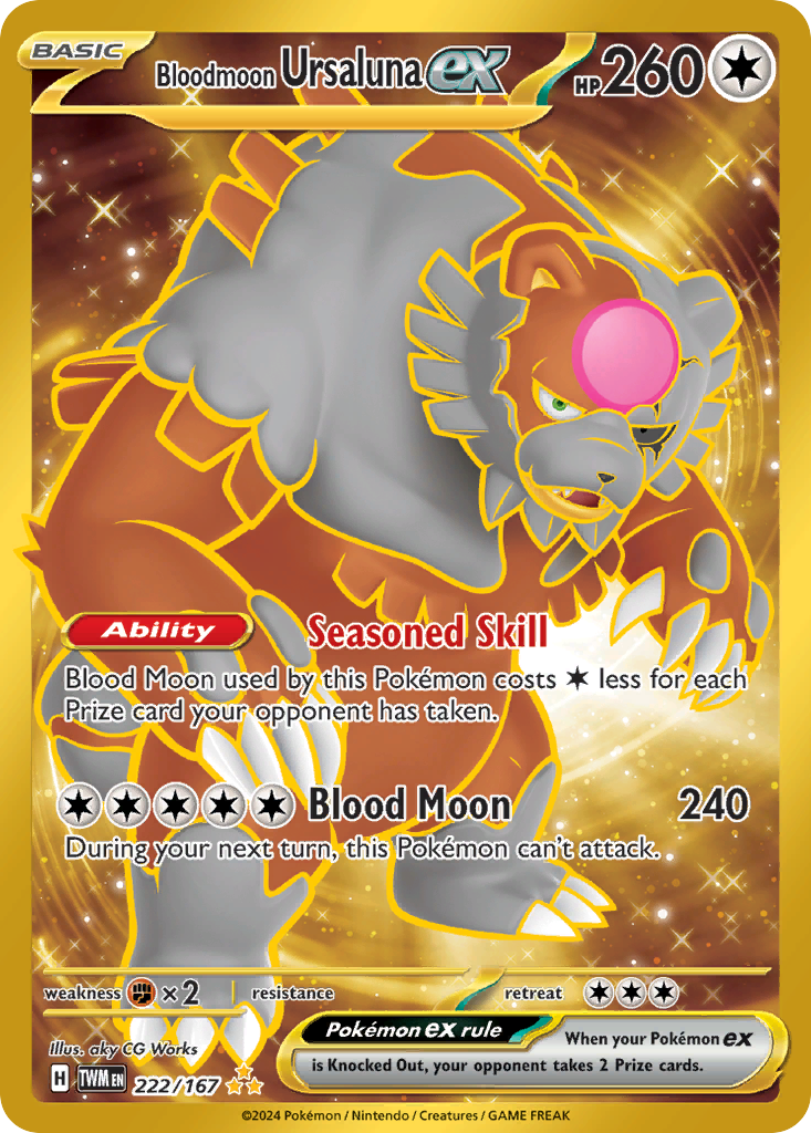 Bloodmoon Ursaluna ex - Twilight Masquerade - 222