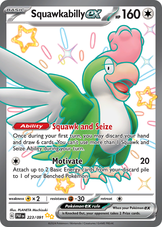 Squawkabilly ex - Paldean Fates - 223