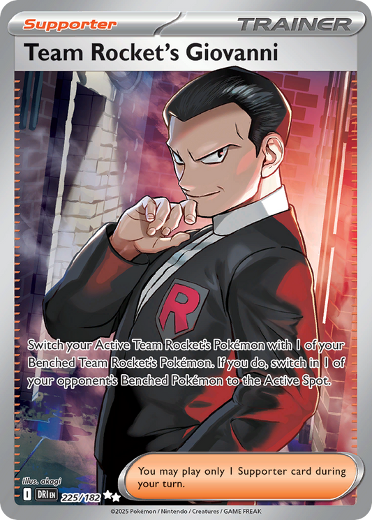 Team Rocket's Giovanni - Destined Rivals - 225