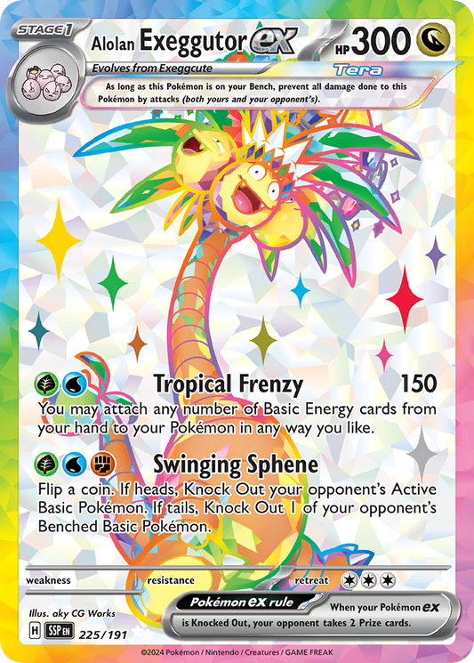 Alolan Exeggutor ex - Surging Sparks - 225