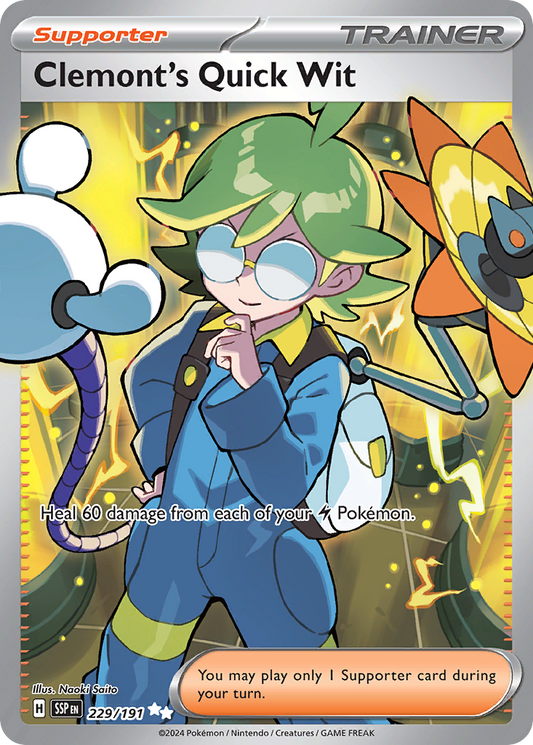 Clemont's Quick Wit - Surging Sparks - 229