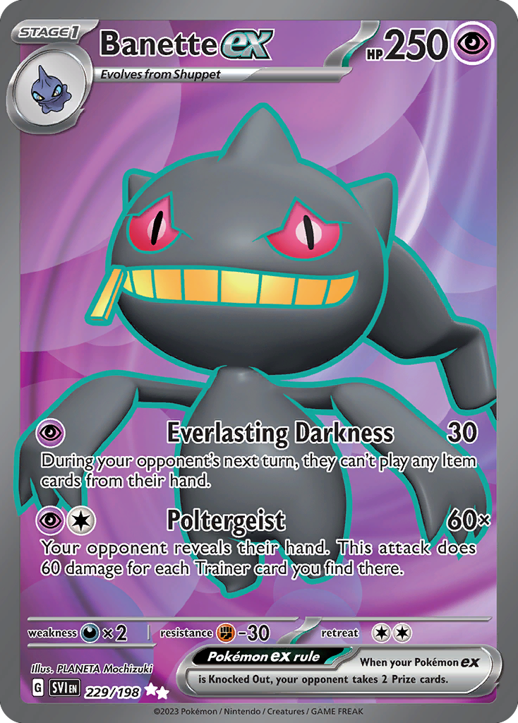Banette ex - Scarlet & Violet - 229