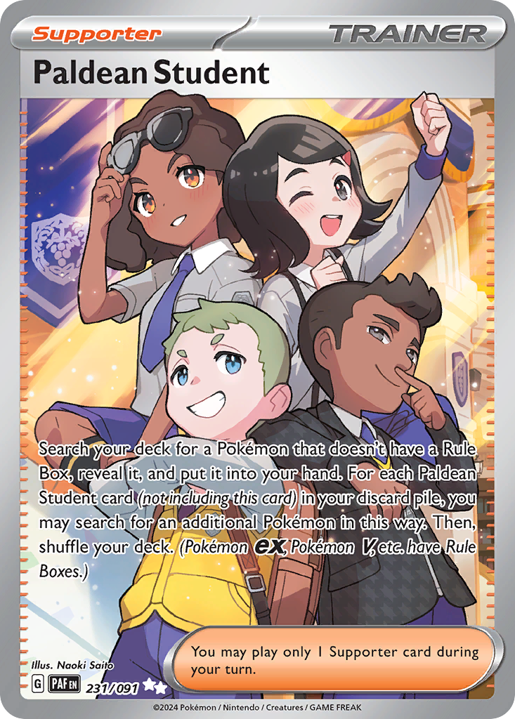 Paldean Student - Paldean Fates - 231