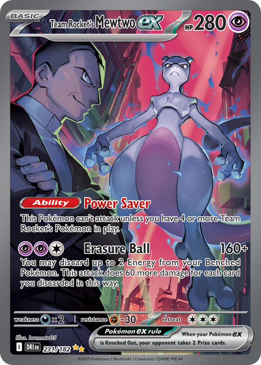 Team Rocket's Mewtwo ex - Destined Rivals - 231