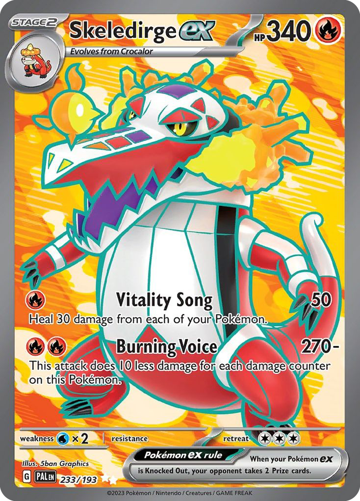 Skeledirge ex - Paldea Evolved - 233