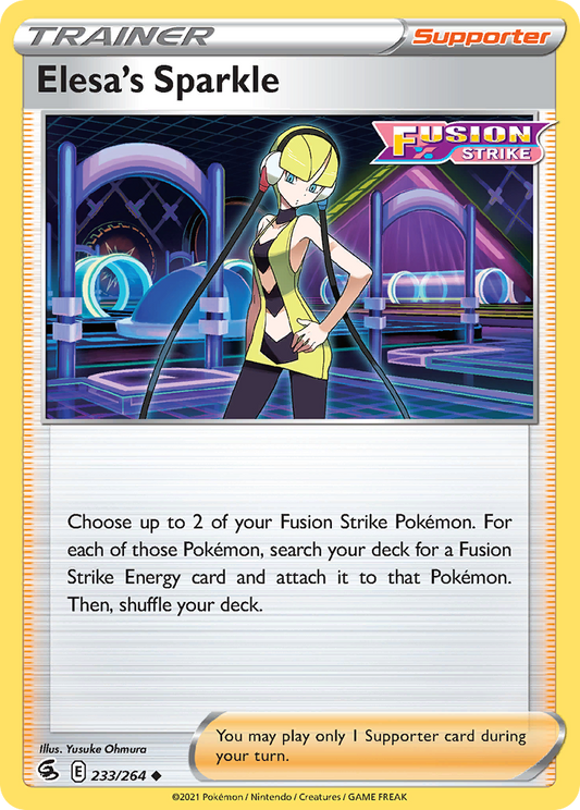 Elesa's Sparkle - Fusion Strike - 233
