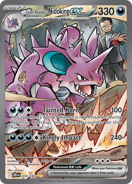 Team Rocket's Nidoking ex - Destined Rivals - 233