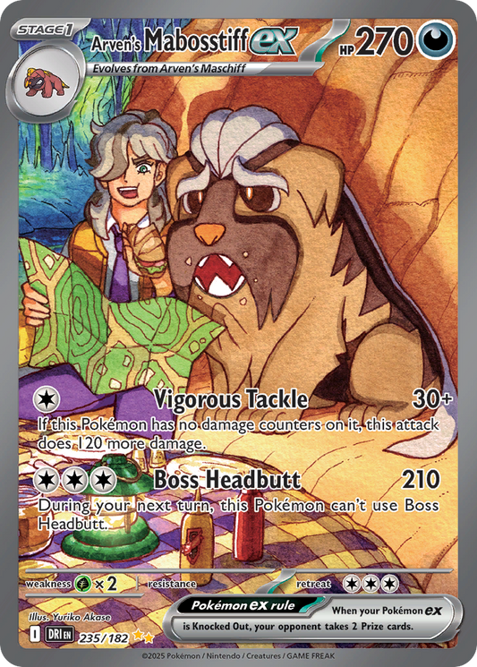 Arven's Mabosstiff ex - Destined Rivals - 235