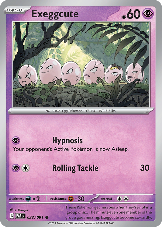 Exeggcute - Paldean Fates - 023