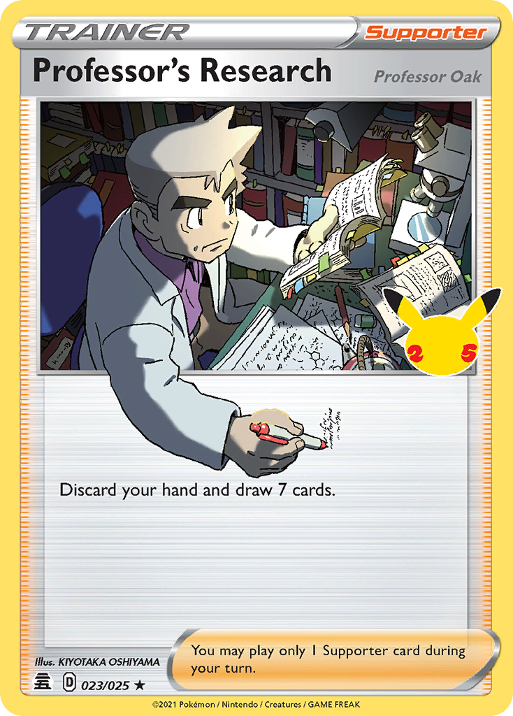 Professor's Research (Professor Oak) - Celebrations - 023