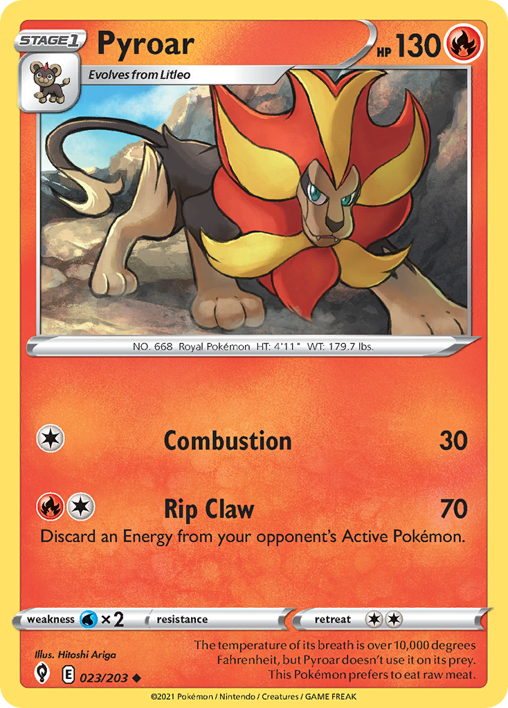 Pyroar - Evolving Skies - 023