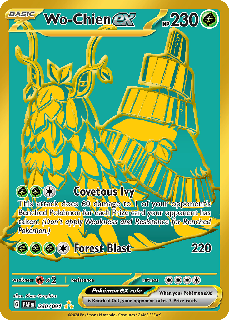Wo-Chien ex - Paldean Fates - 240