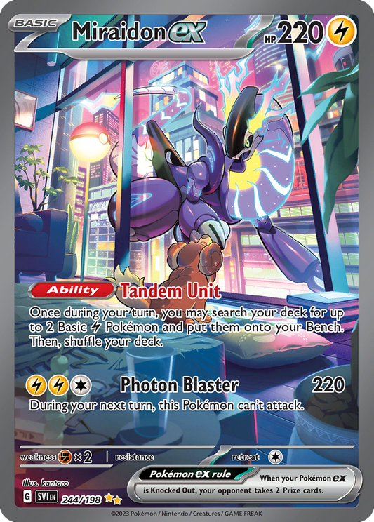 Miraidon ex - Scarlet & Violet - 244